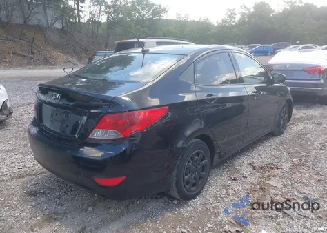 2013 Hyundai Accent Gls from USA, damaged, VIN KMHCT4AE5DU399374
